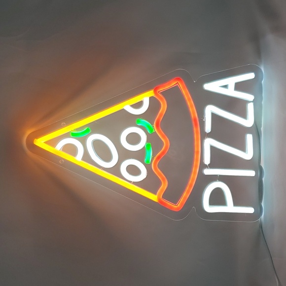 Pizza Neon Signs LED Neon Light Sign Light Up Neon Wall Signs for Pizzeria Busin - Picture 8 of 11
